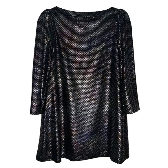 Free People Diamonds Are Forever Metallic Shift Dress - Picture 6 of 15